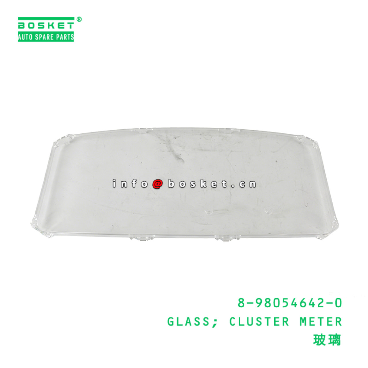 8-98054642-0 GLASS; CLUSTER METER Suitable for ISU...