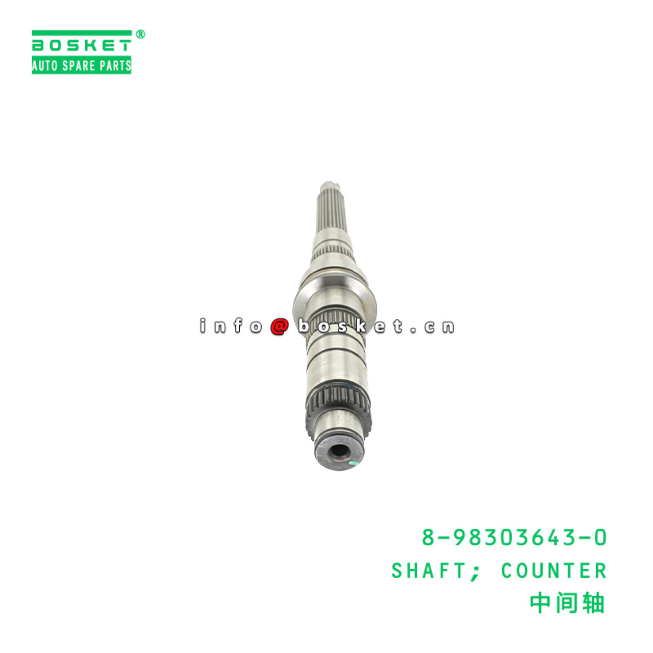 8-98303643-0 SHAFT; COUNTER Suitable for ISUZU 8983036430