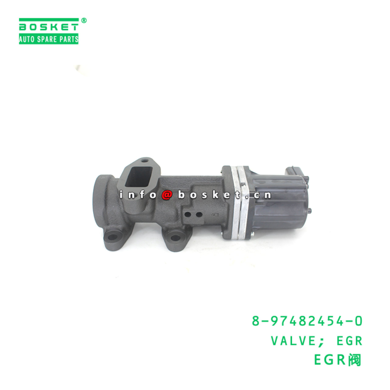 8-97482454-0 VALVE; EGR suitable for ISUZU 8974824540
