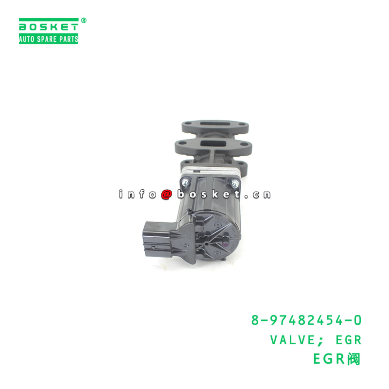 8-97482454-0 VALVE; EGR suitable for ISUZU 8974824540