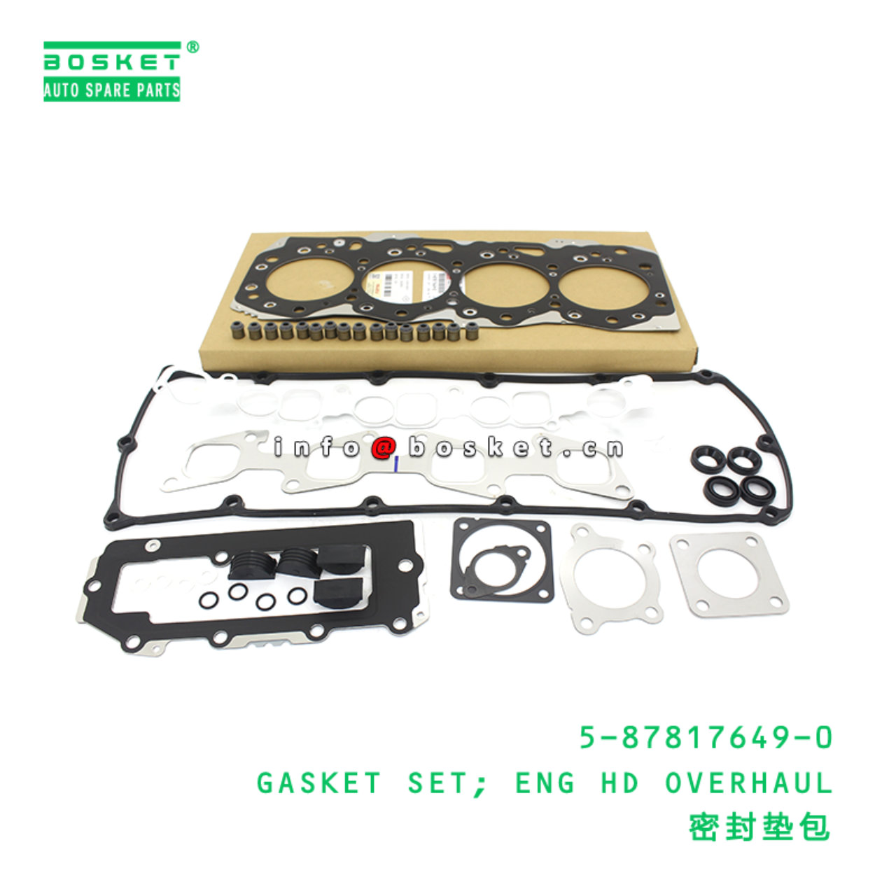 5-87817649-0 GASKET SET; ENG HD OVERHAUL suitable ...