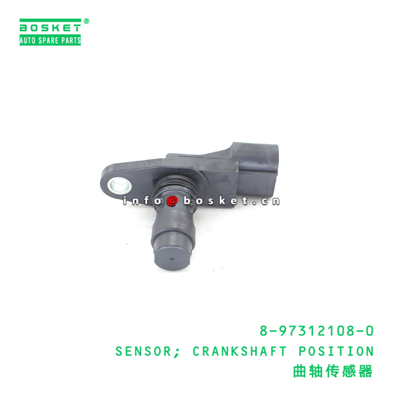 8-97312108-0 SENSOR; CRANKSHAFT POSITION suitable for ISUZU 4JJ1 4LE2 8973121080