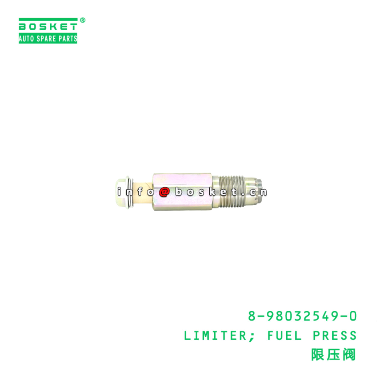 8-98032549-0 LIMITER; FUEL PRESS Suitable for ISUZU 4JJ1 6HK1 8980325490
