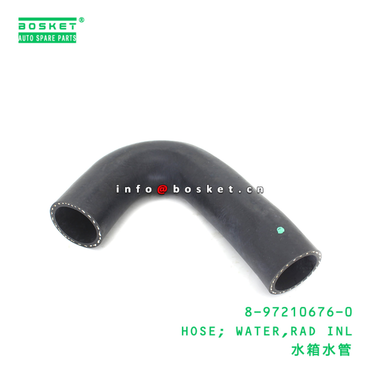 8-97210676-0 HOSE; WATER,RAD INL suitable for ISUZU 8972106760