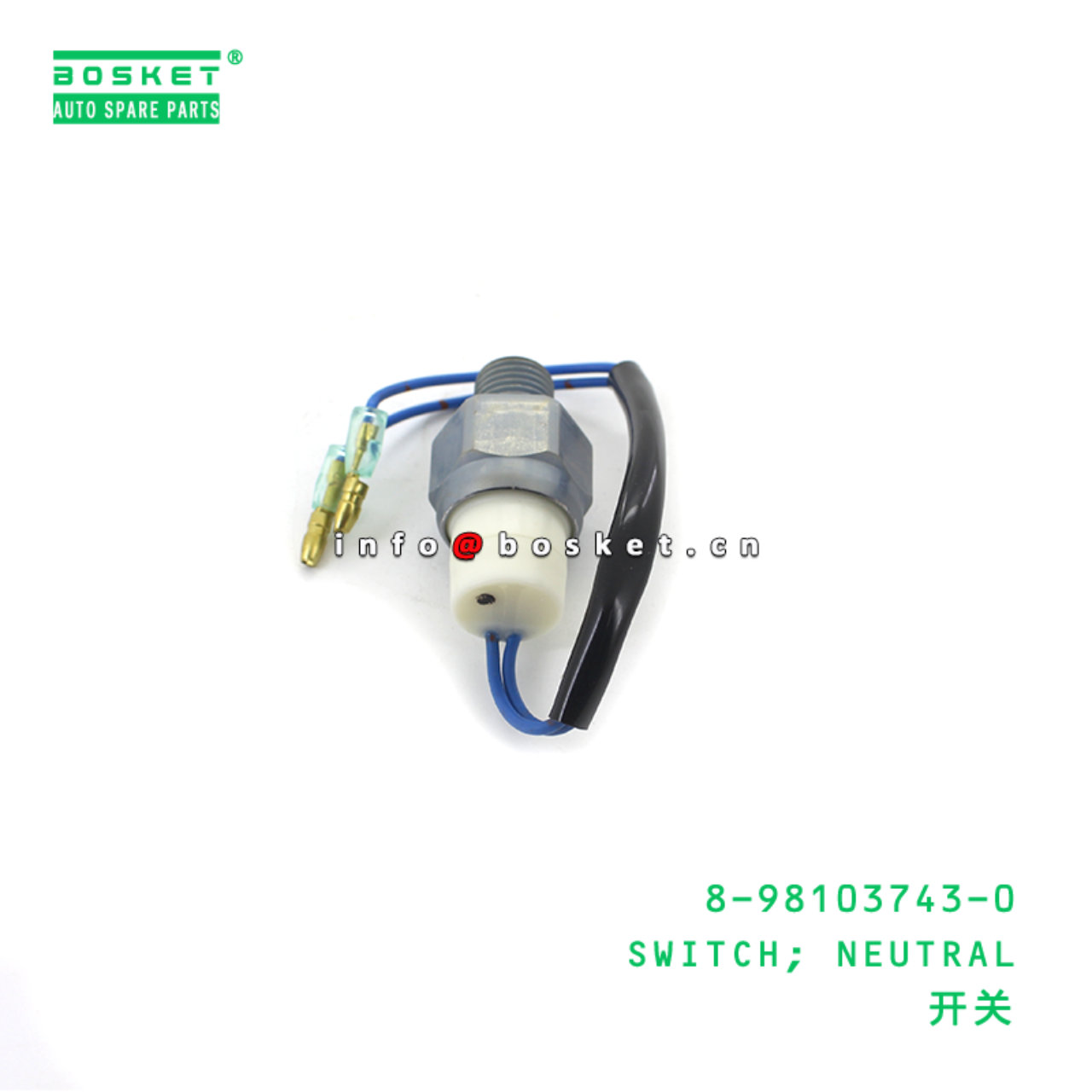 8-98103743-0 SWITCH; NEUTRAL suitable for ISUZU 8981037430
