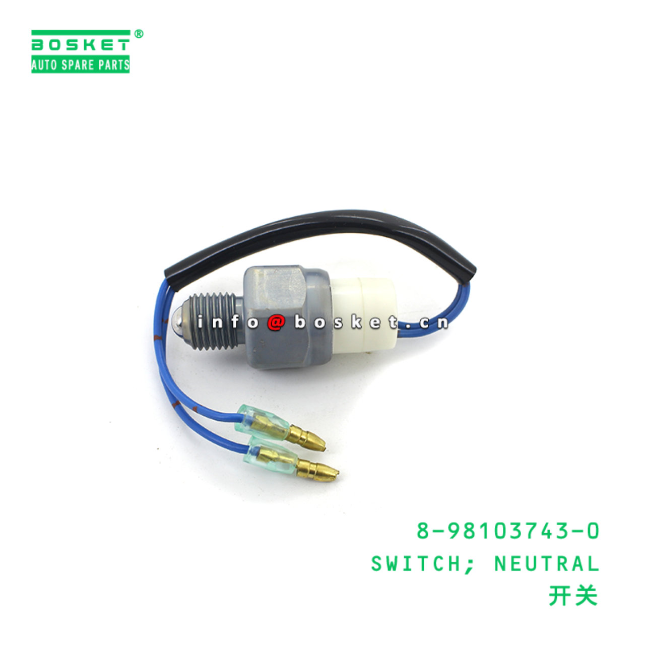 8-98103743-0 SWITCH; NEUTRAL suitable for ISUZU 8981037430