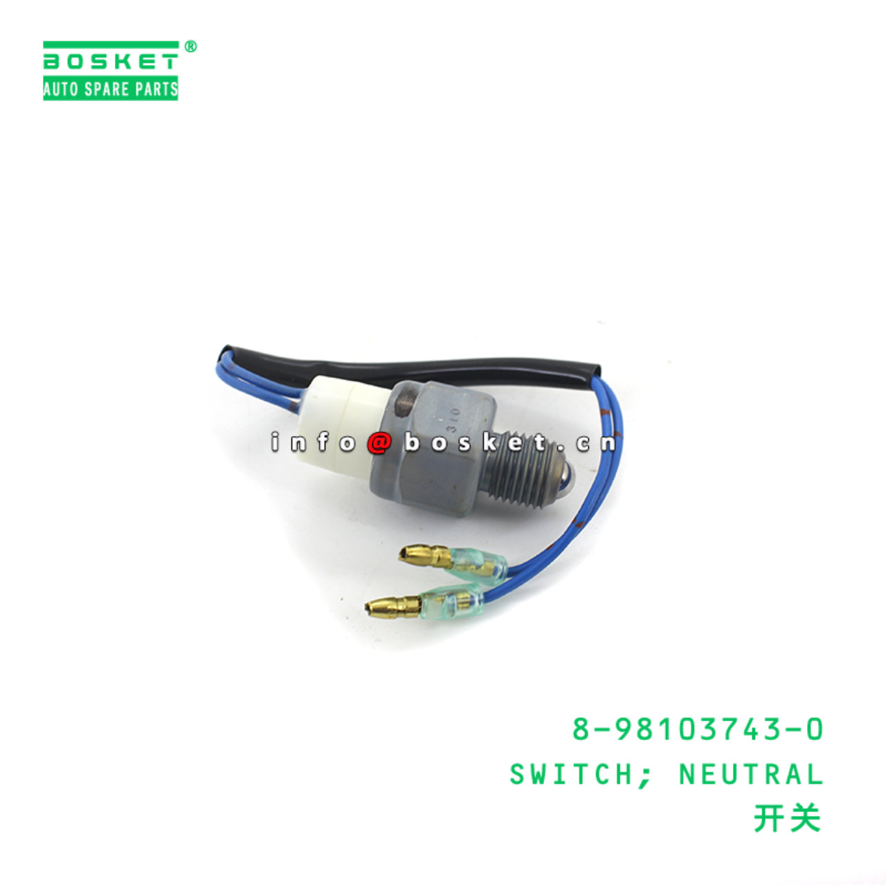 8-98103743-0 SWITCH; NEUTRAL suitable for ISUZU 8981037430