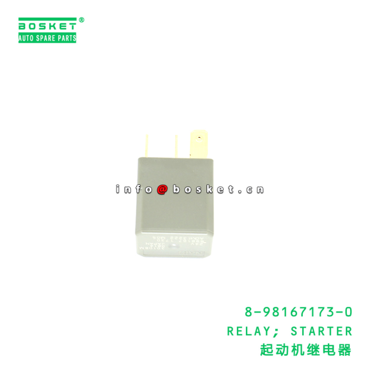 8-98167173-0 RELAY; STARTER suitable for ISUZU VC4...