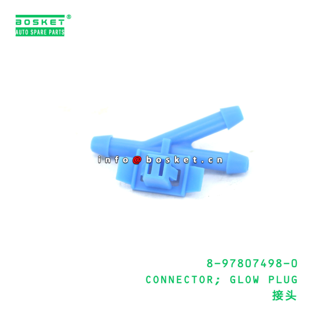 8-97807498-0 CONNECTOR; GLOW PLUG suitable for ISU...