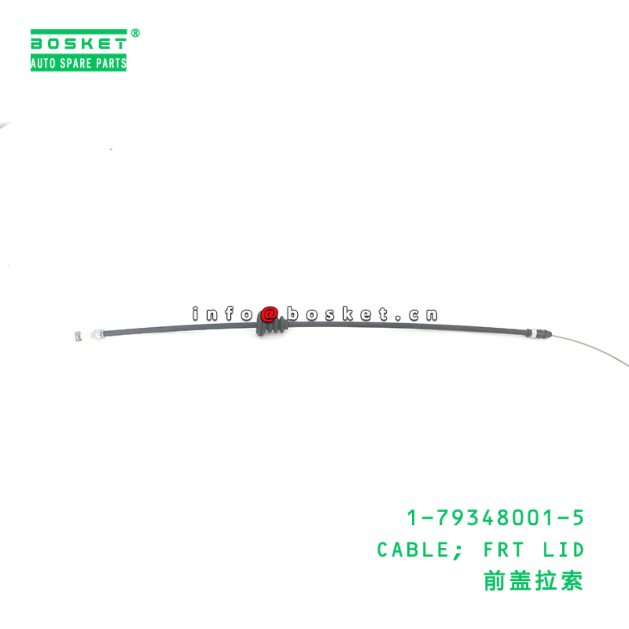1-79348001-5 CABLE; FRT LID suitable for ISUZU 1793480015