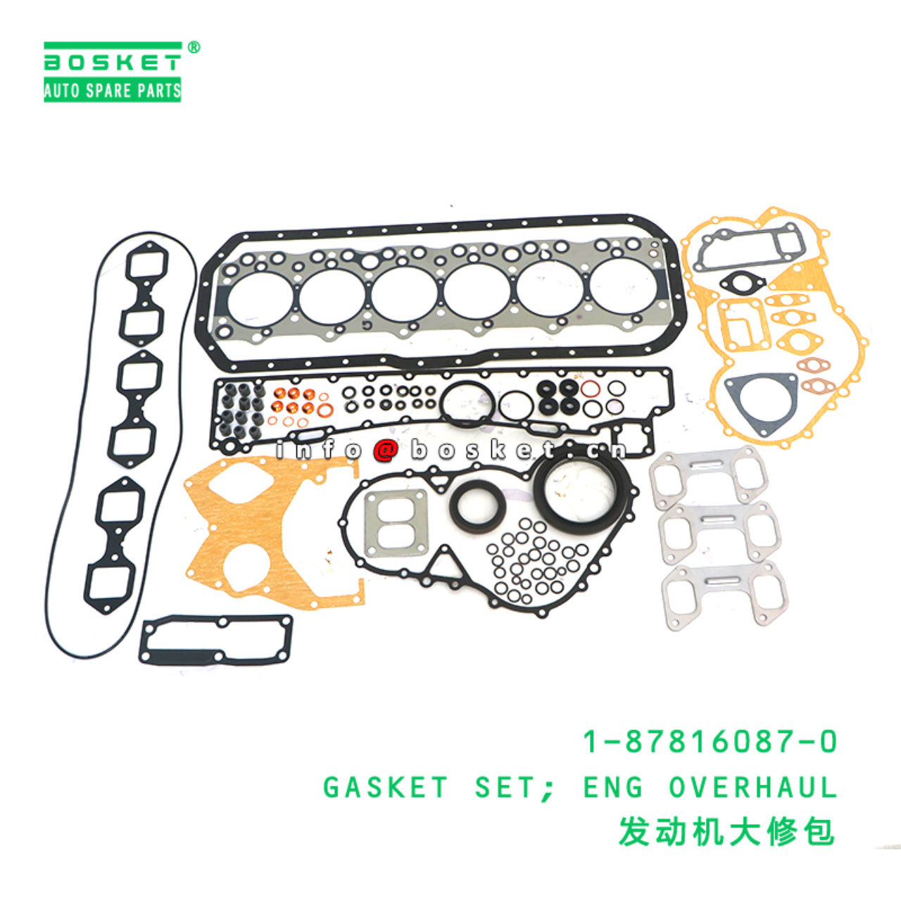 1-87816087-0 GASKET SET; ENG OVERHAUL suitable for...