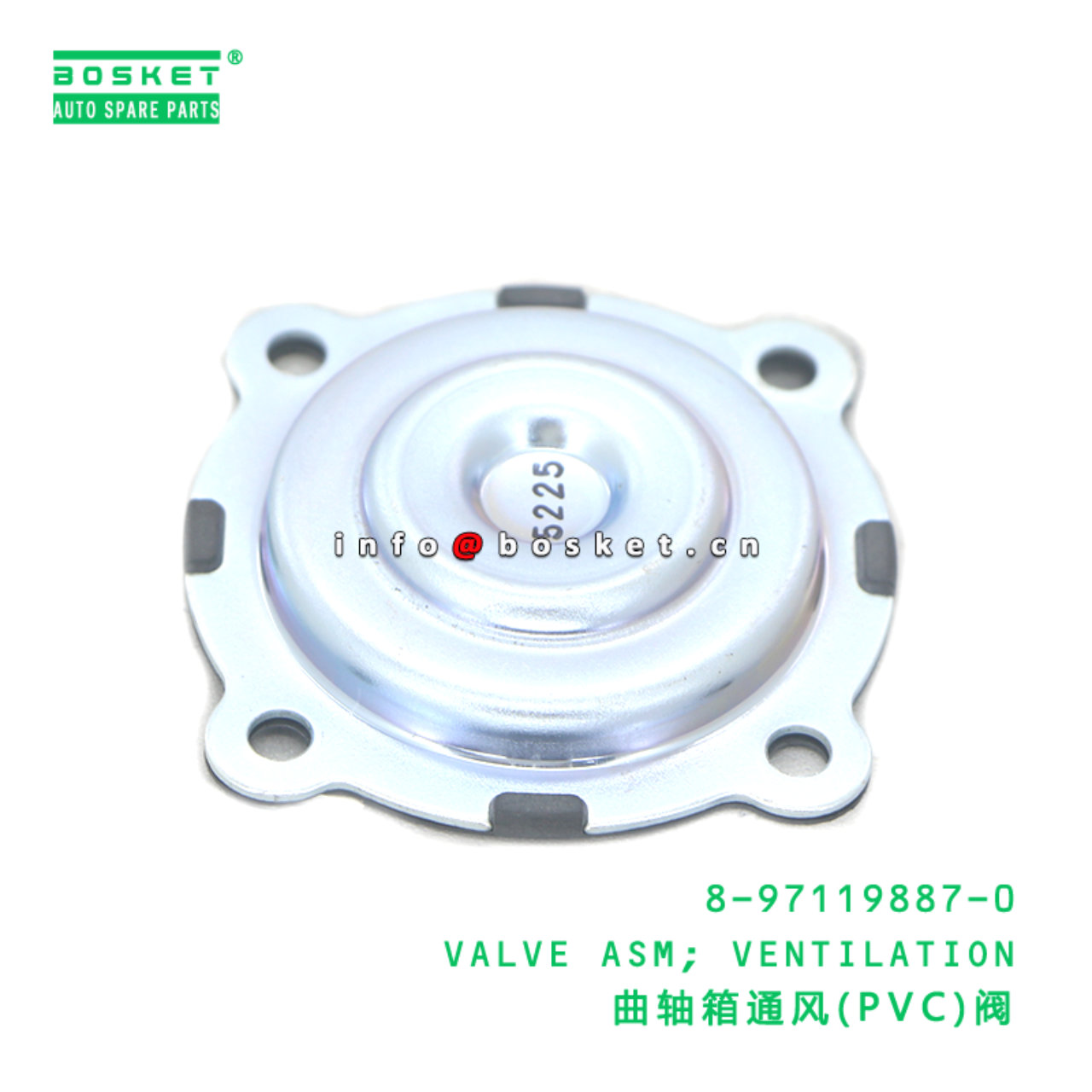 8-97119887-0 VALVE ASM; VENTILATION suitable for ISUZU NKR77 4JH1 8971198870