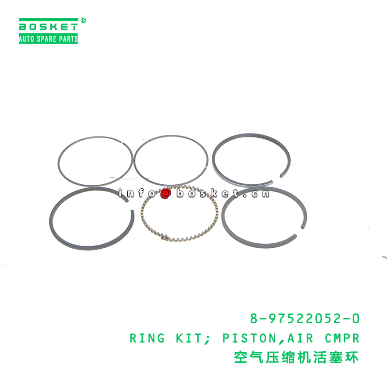 8-97522052-0 RING KIT; PISTON,AIR CMPR suitable fo...