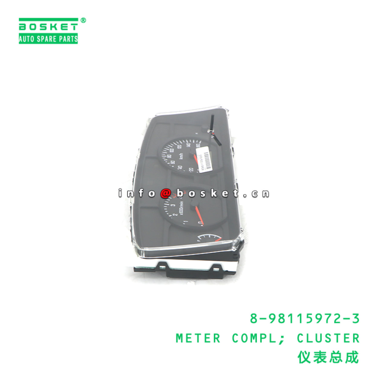 8-98115972-3 METER COMPL; CLUSTER suitable for ISUZU 8981159723