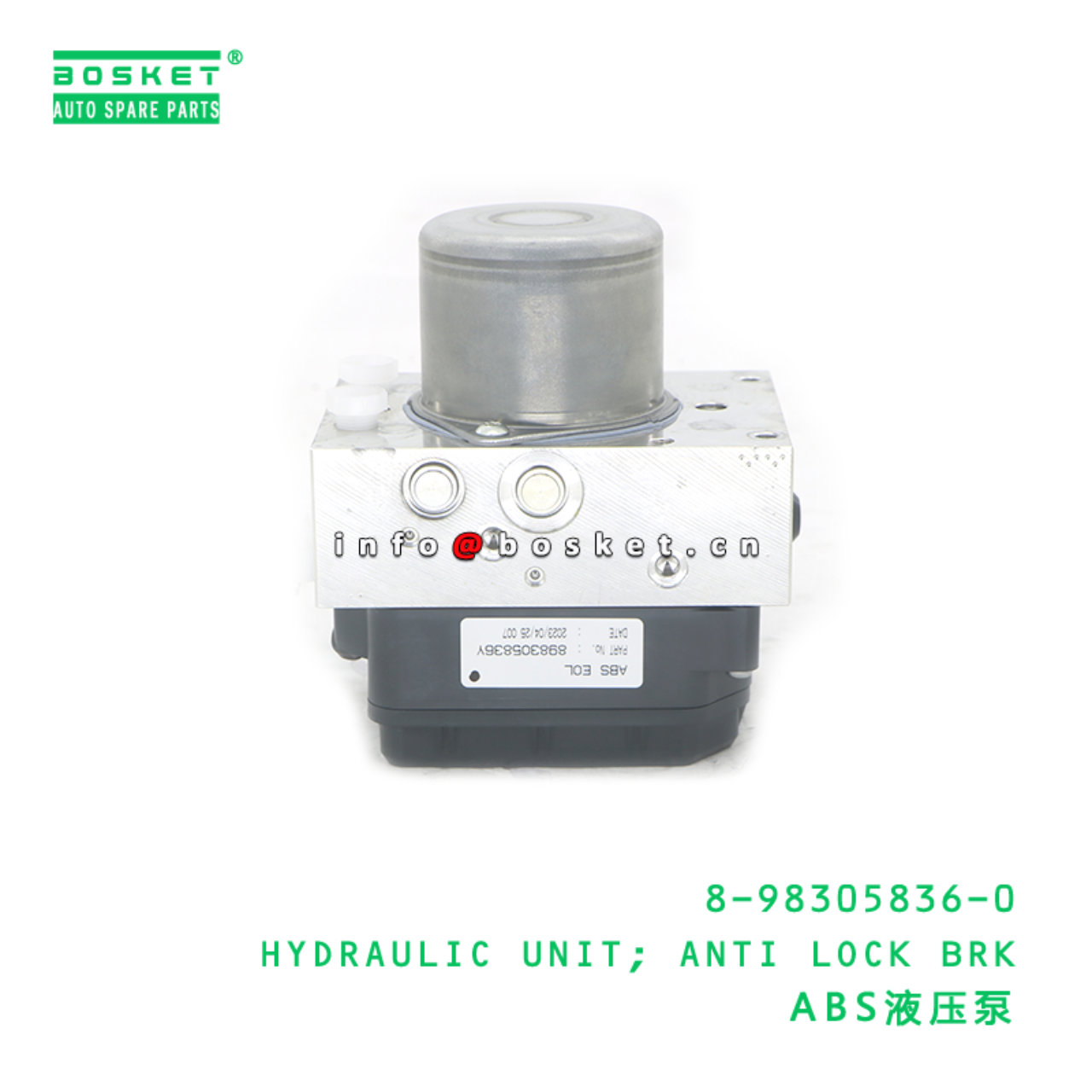 8-98305836-0 HYDRAULIC UNIT; ANTI LOCK BRK suitabl...