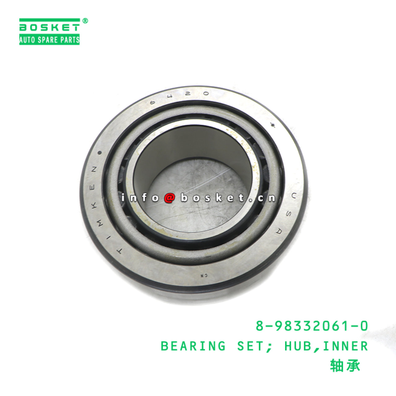 8-98332061-0 BEARING SET; HUB,INNER suitable for ISUZU 8983320610