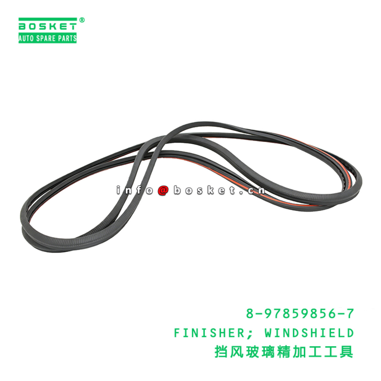 8-97859856-7 FINISHER; WINDSHIELD suitable for ISUZU   8978598567