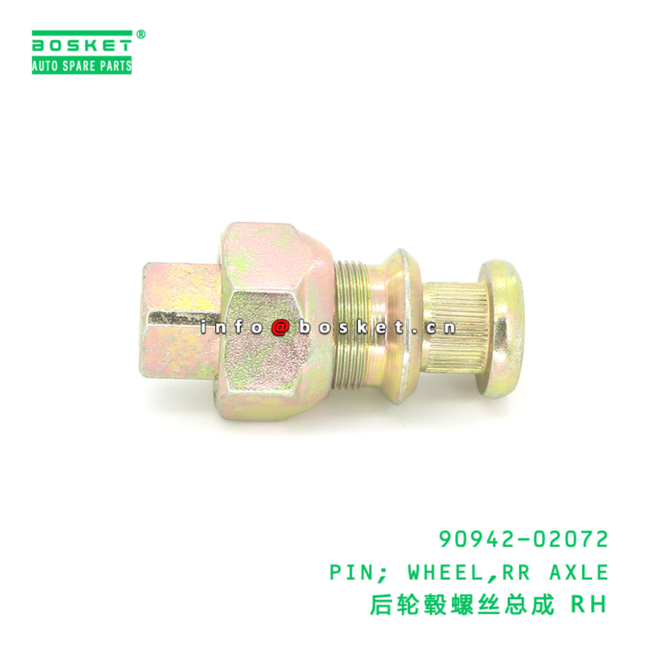 90942-02072 AAA PIN; WHEEL,RR AXLE suitable for HINO HINO 300 90942-02072