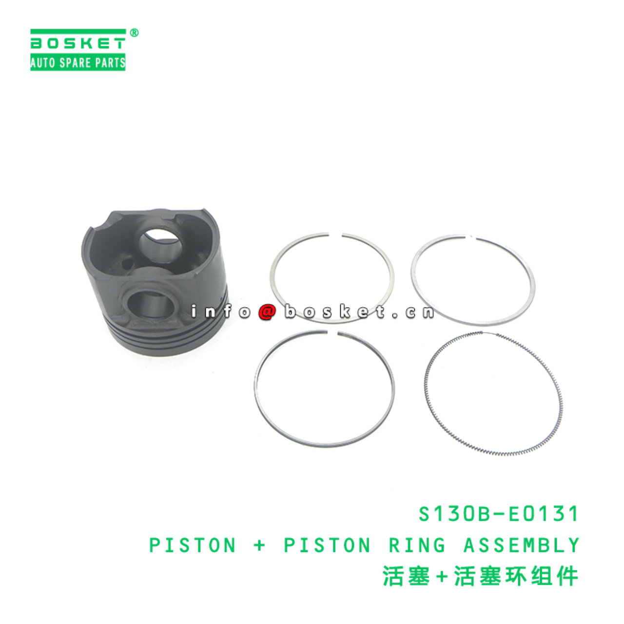 S130B-E0131 PISTON + PISTON RING ASSEMBLY suitable...
