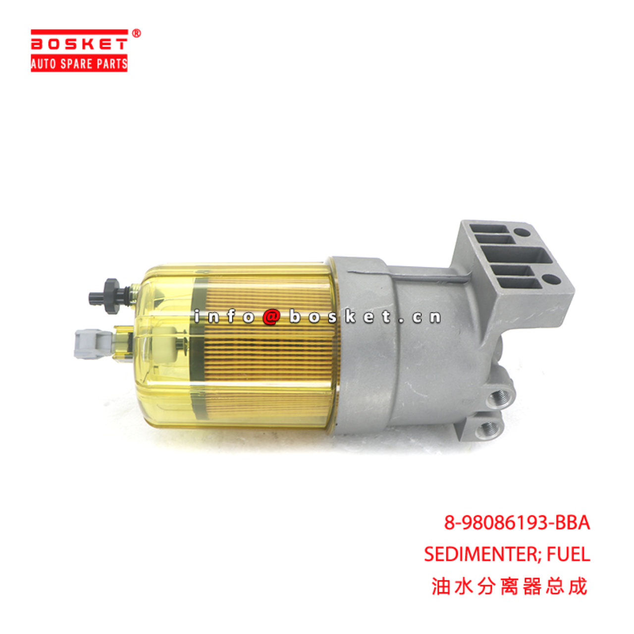 8-98086193-BBA SEDIMENTER; FUEL suitable for ISUZU 6HK1 8980861930
