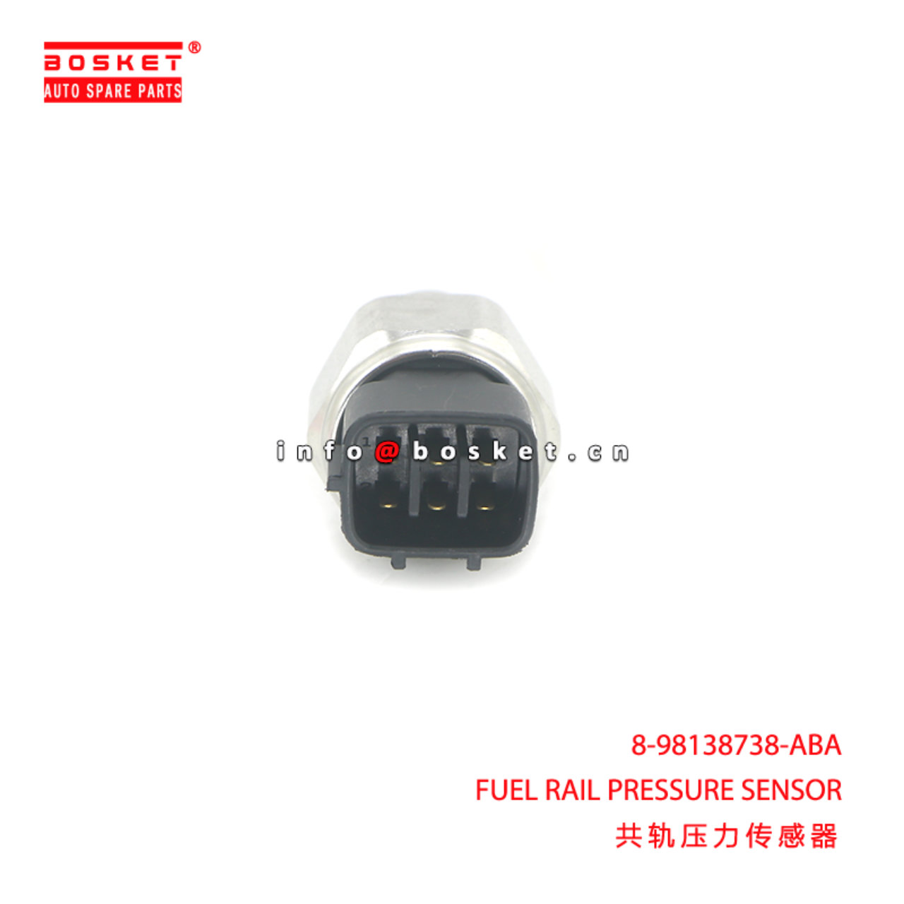 8-98138738-ABA FUEL RAIL PRESSURE SENSOR suitable for ISUZU 8981387380