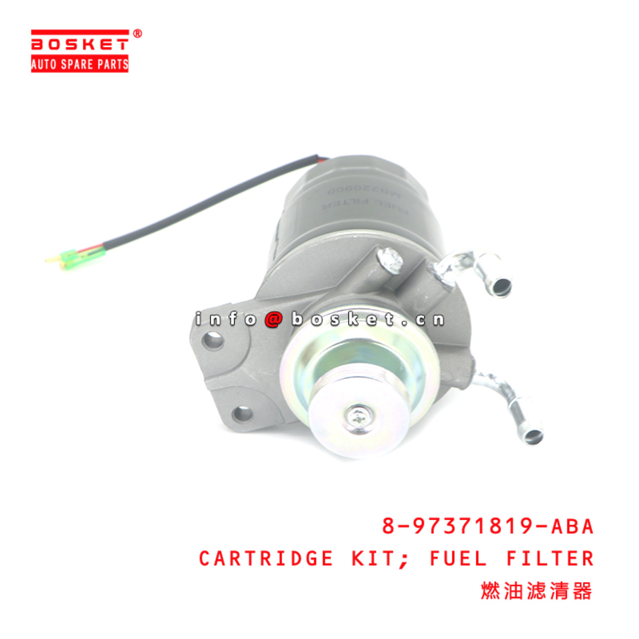 8-97371819-ABA CARTRIDGE KIT; FUEL FILTER suitable for ISUZU 4JA1 TRAVIZ FOTON 4510 8973718190