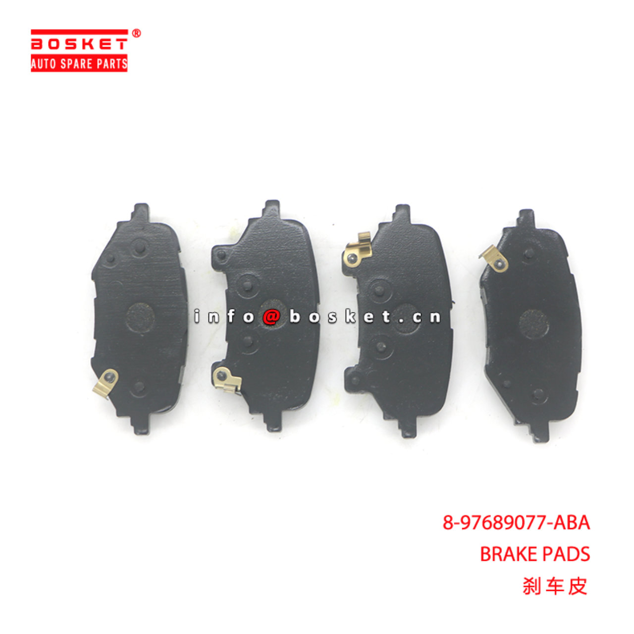 8-97689077-ABA BRAKE PADS suitable for ISUZU 8976890770