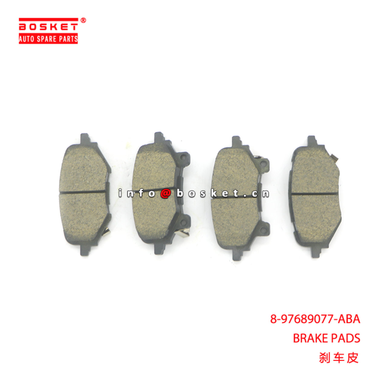 8-97689077-ABA BRAKE PADS suitable for ISUZU 89768...