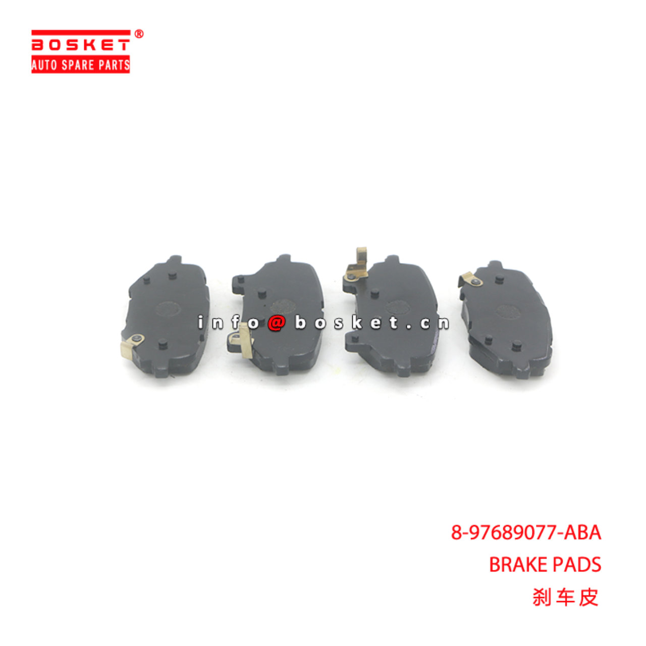 8-97689077-ABA BRAKE PADS suitable for ISUZU 8976890770
