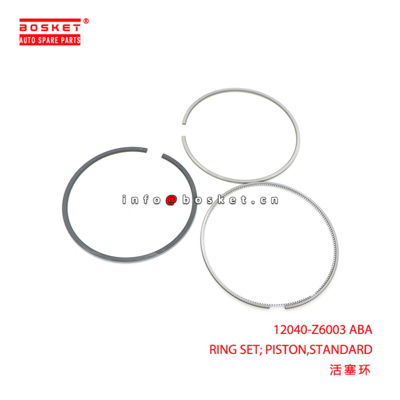 12040-Z6003 ABA RING SET; PISTON,STANDARD suitable for HINO 12040-Z6003