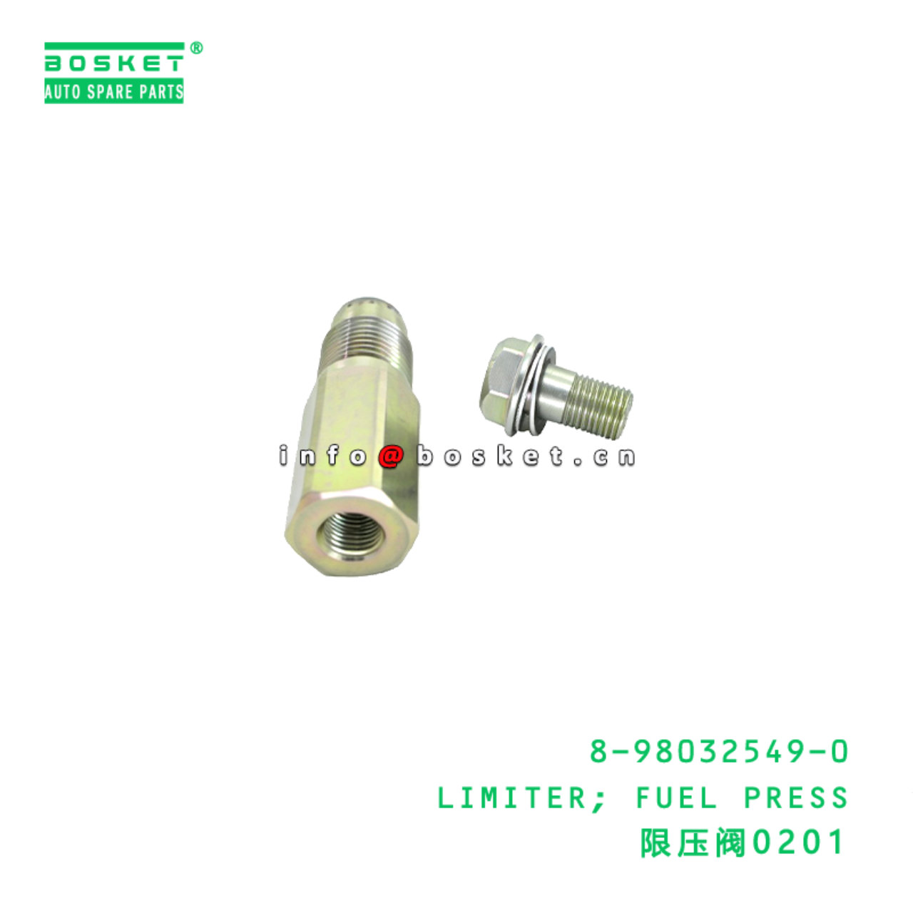 8-98032549-0 LIMITER; FUEL PRESS suitable for ISUZU  4JJ1 6HK1 8980325490