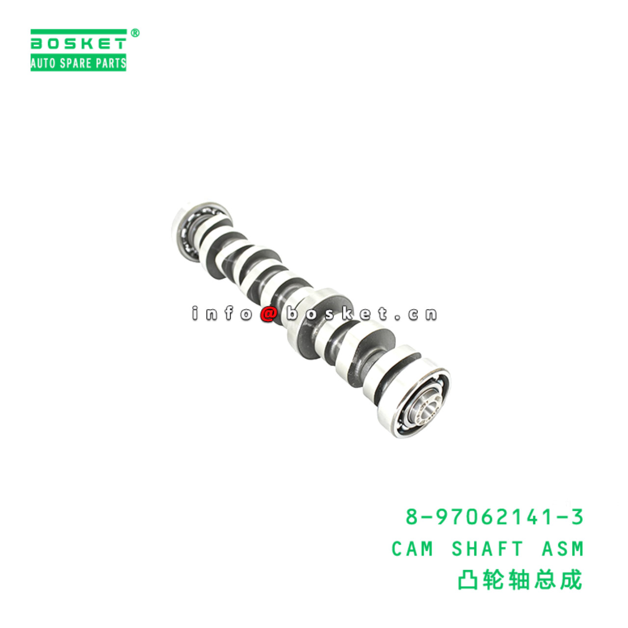 8-97062141-3 CAM SHAFT ASM suitable for ISUZU 8970621413