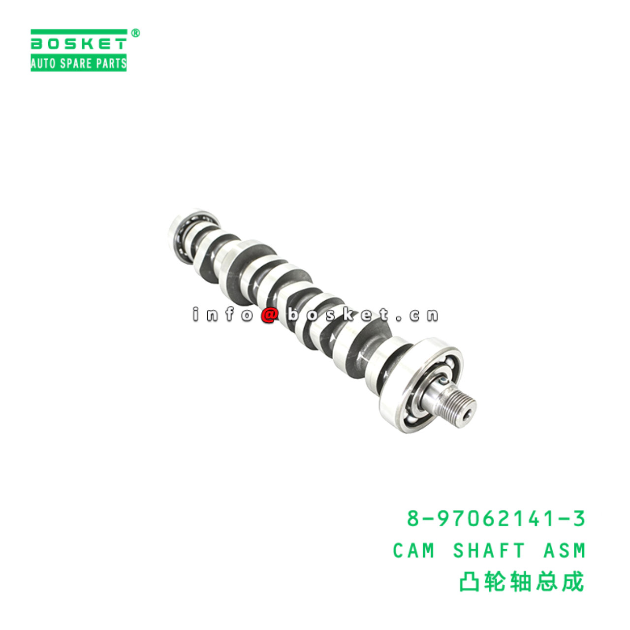 8-97062141-3 CAM SHAFT ASM suitable for ISUZU 8970621413