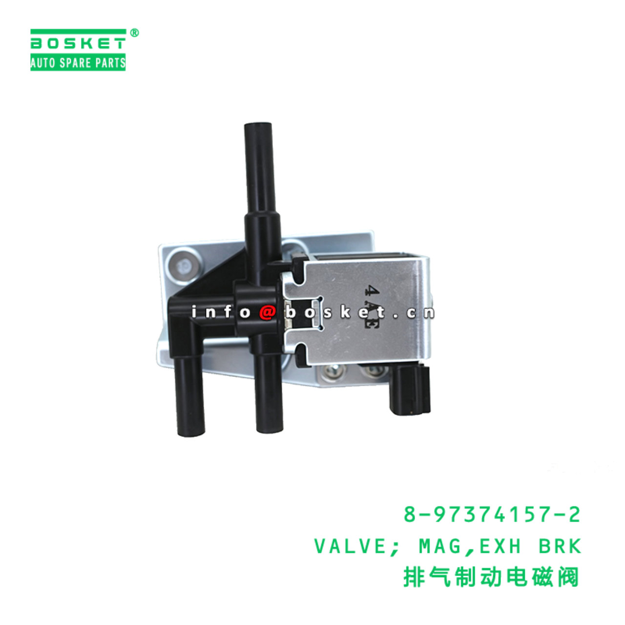 8-97374157-2 VALVE; MAG,EXH BRK suitable for ISUZU 8973741572