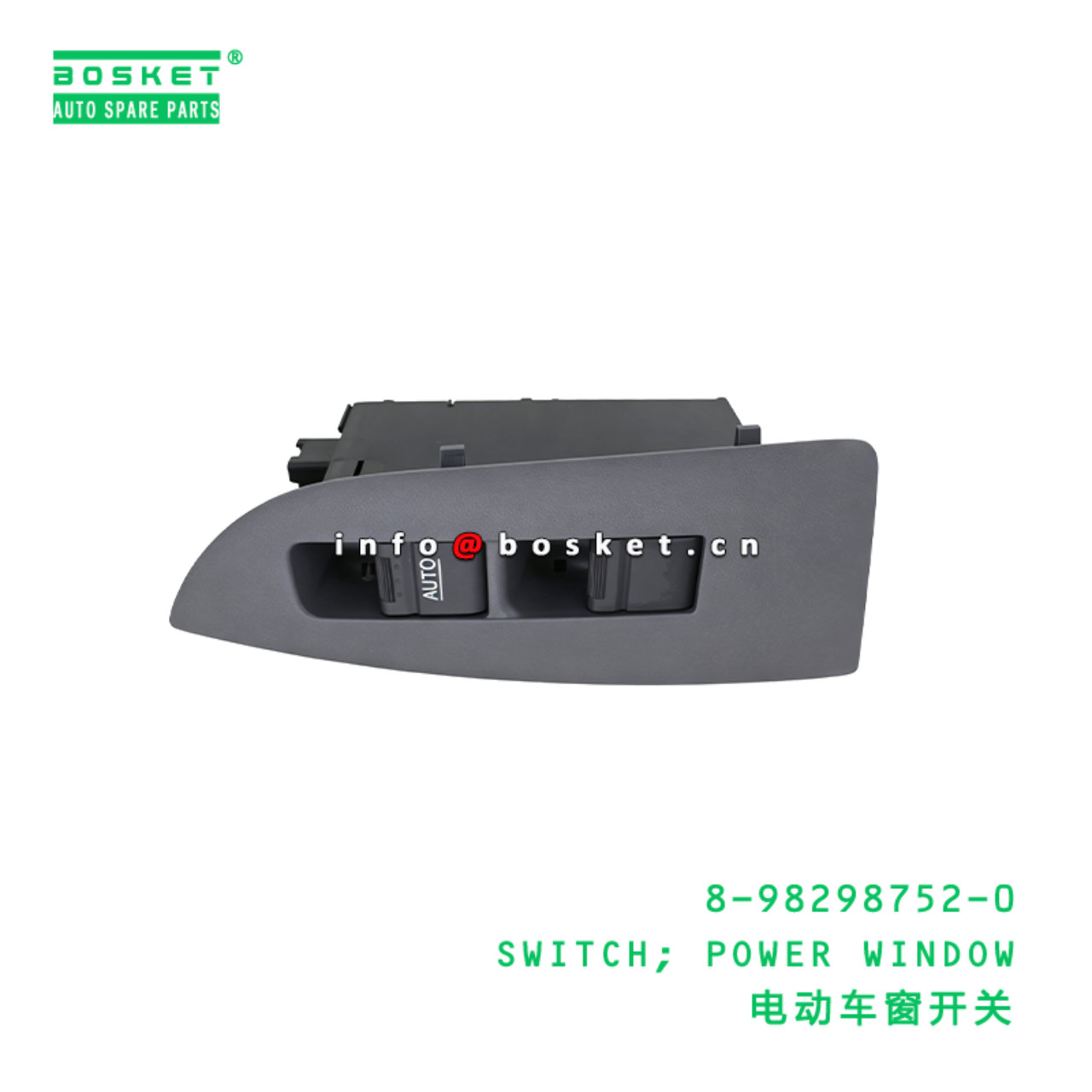 8-98298752-0 SWITCH; POWER WINDOW suitable for ISUZU   8982987520