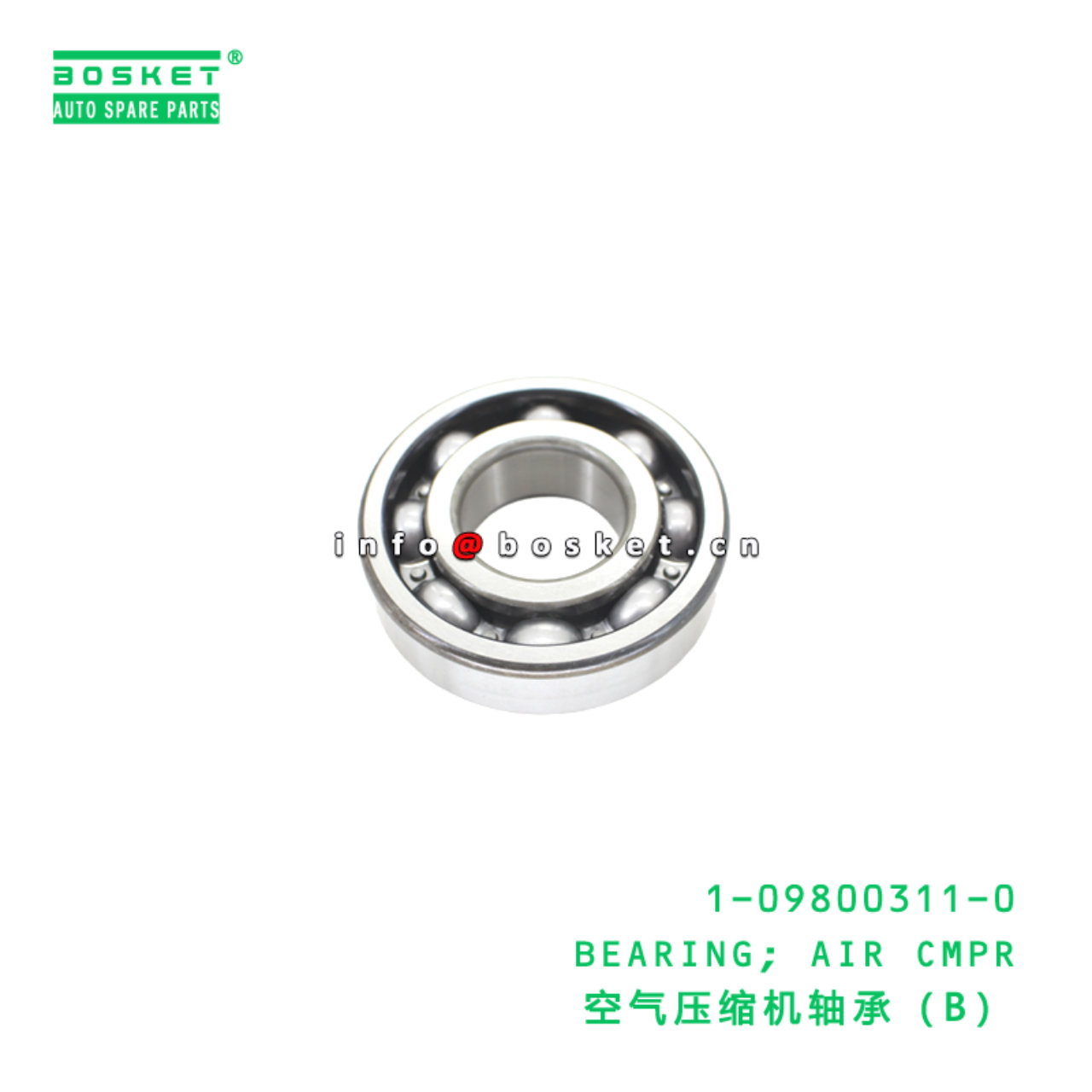 1-09800311-0 BEARING; AIR CMPR suitable for ISUZU VC46 6UZ1 1098003110