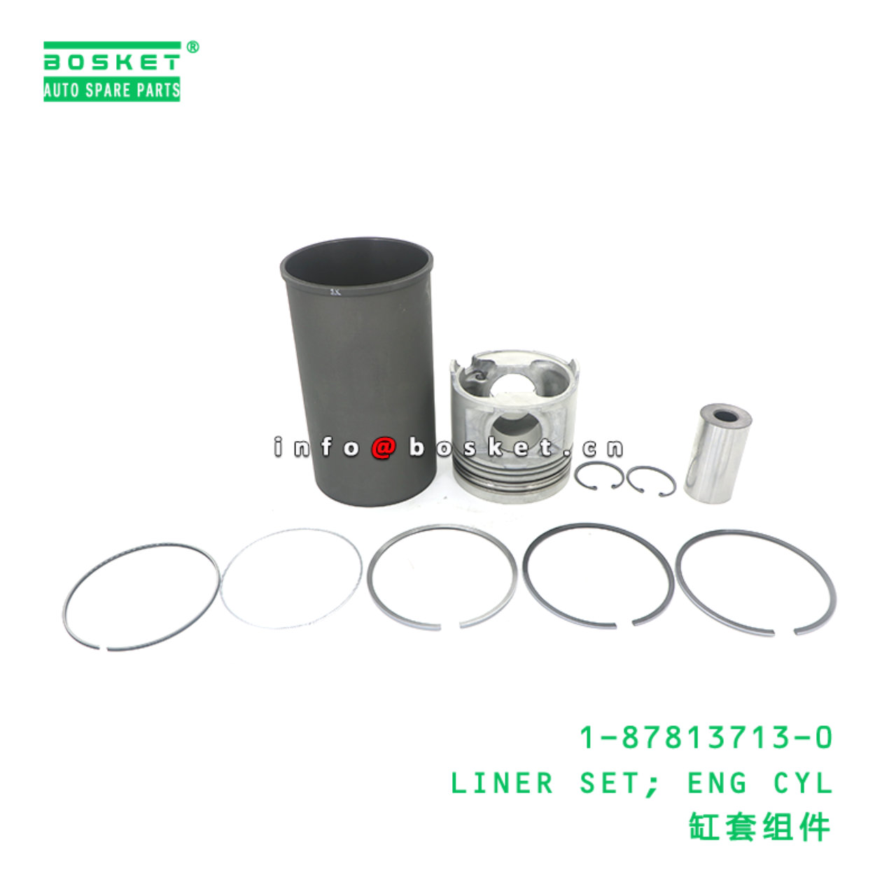 1-87813713-0 LINER SET; ENG CYL suitable for ISUZU 1878137130