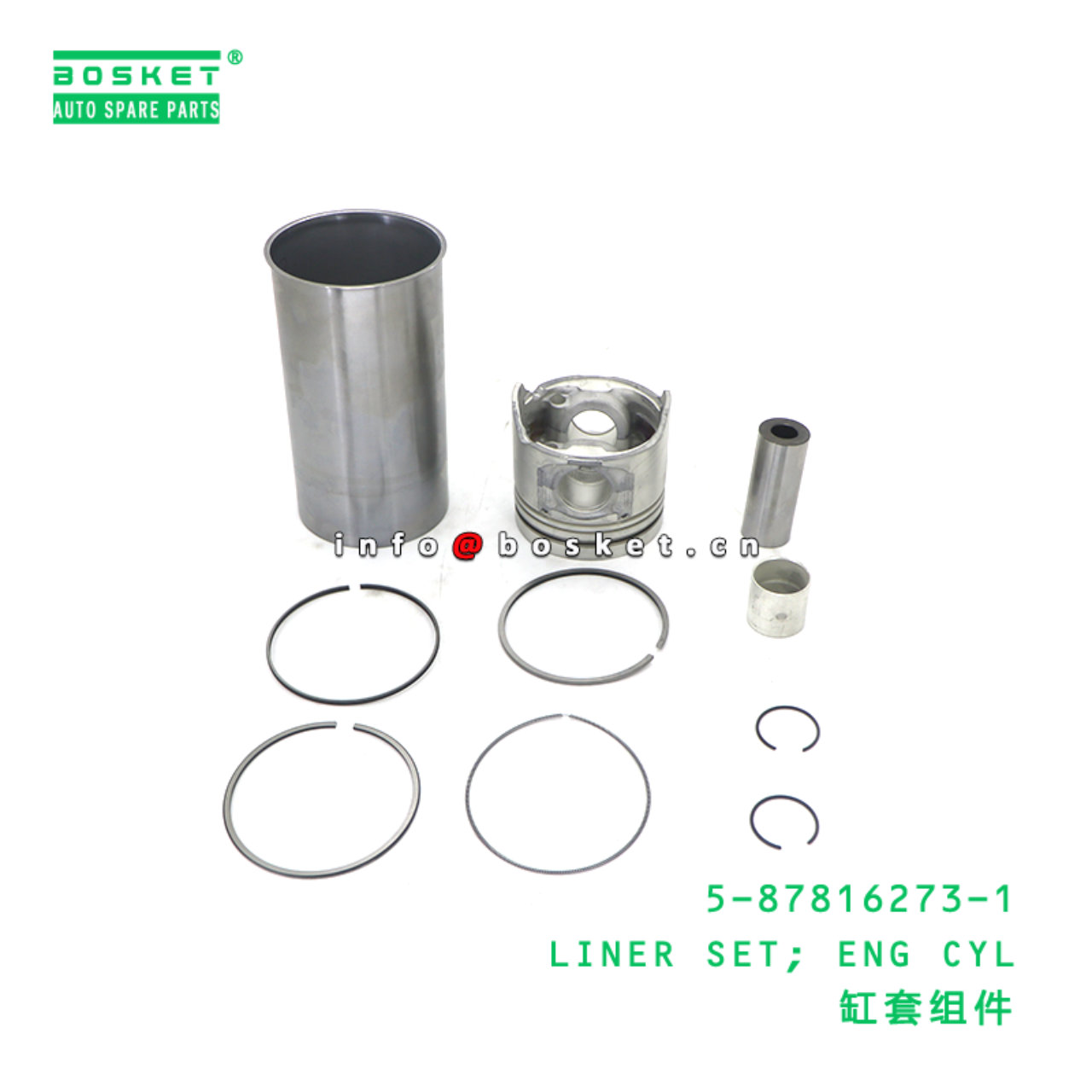 5-87816273-1 LINER SET; ENG CYL suitable for ISUZU...