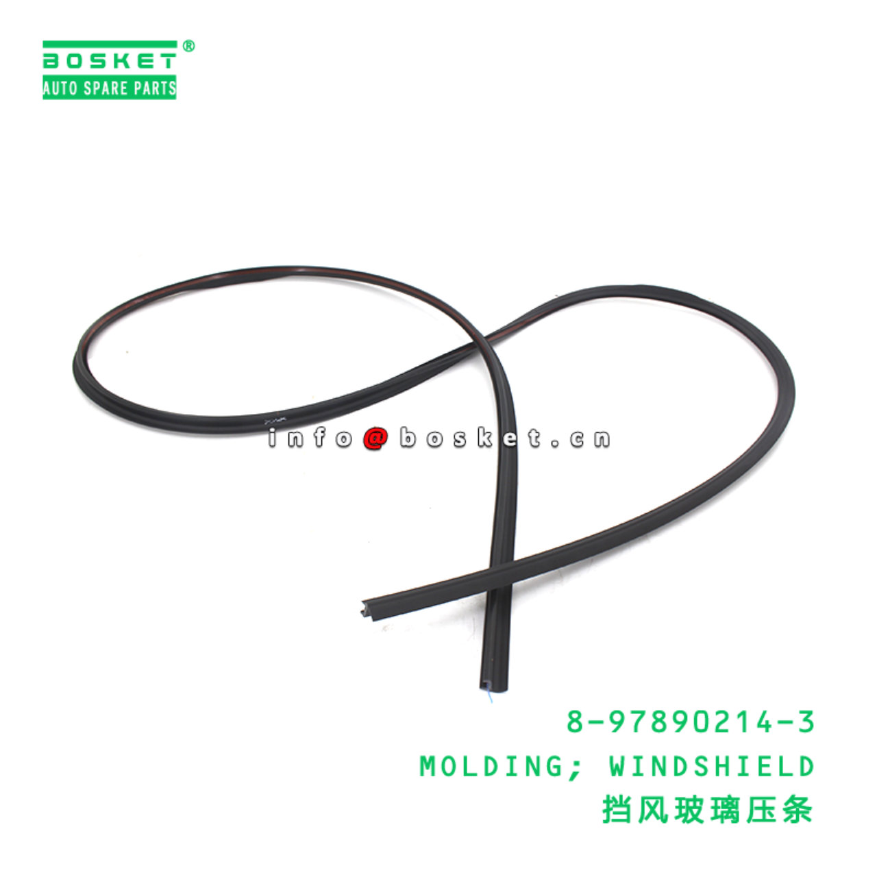 8-97890214-3 MOLDING; WINDSHIELD suitable for ISUZ...