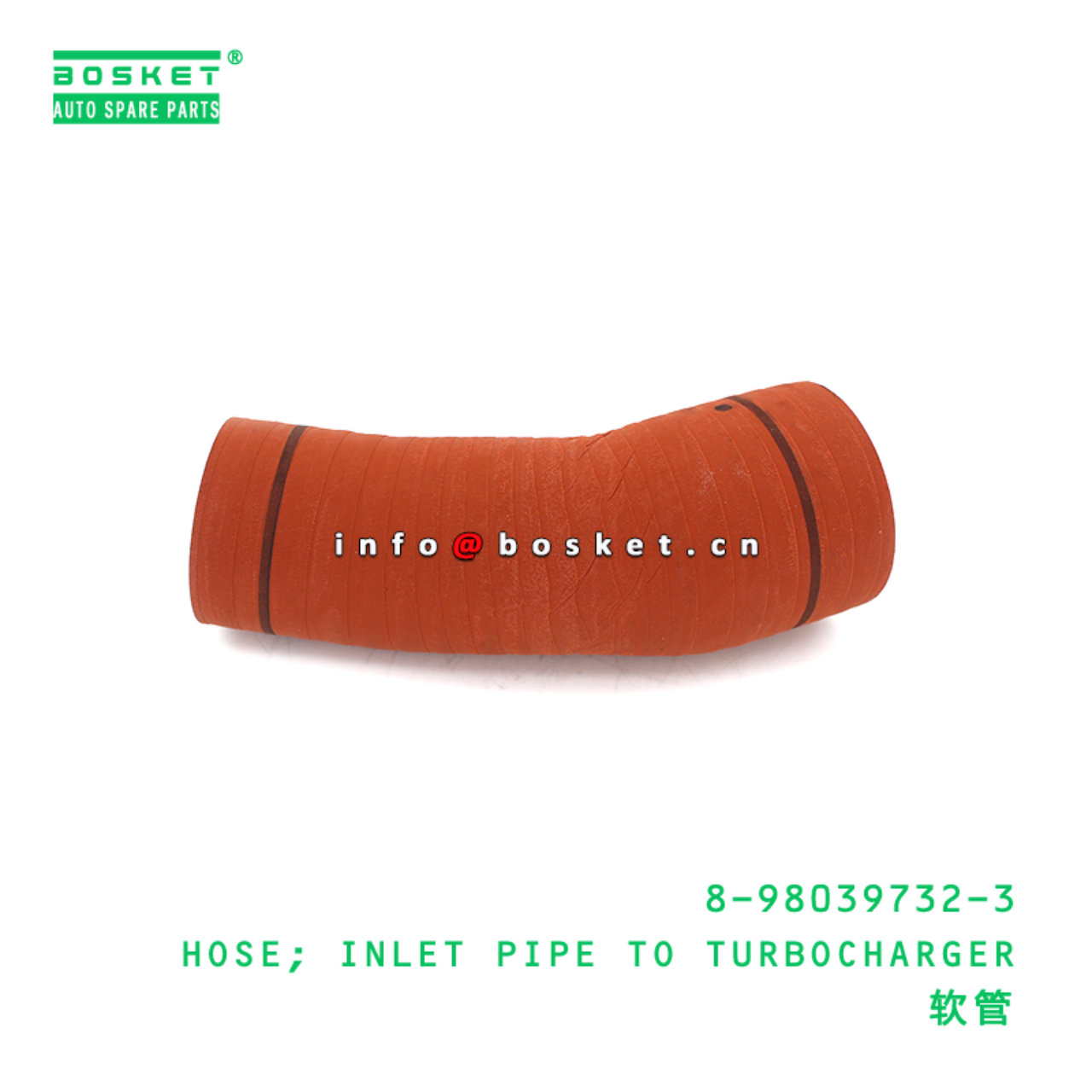 8-98039732-3 HOSE; INLET PIPE TO TURBOCHARGER suit...