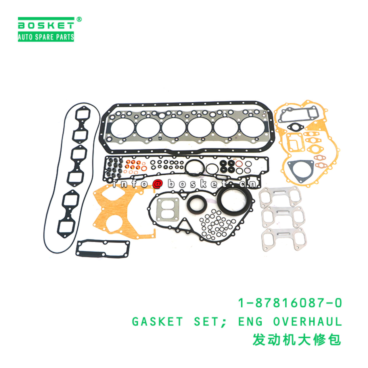 1-87816087-0 GASKET SET; ENG OVERHAUL suitable for...