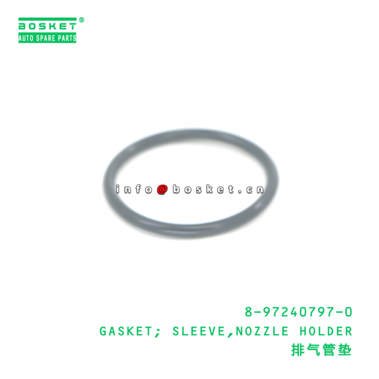 8-97240797-0 GASKET; SLEEVE,NOZZLE HOLDER suitable...