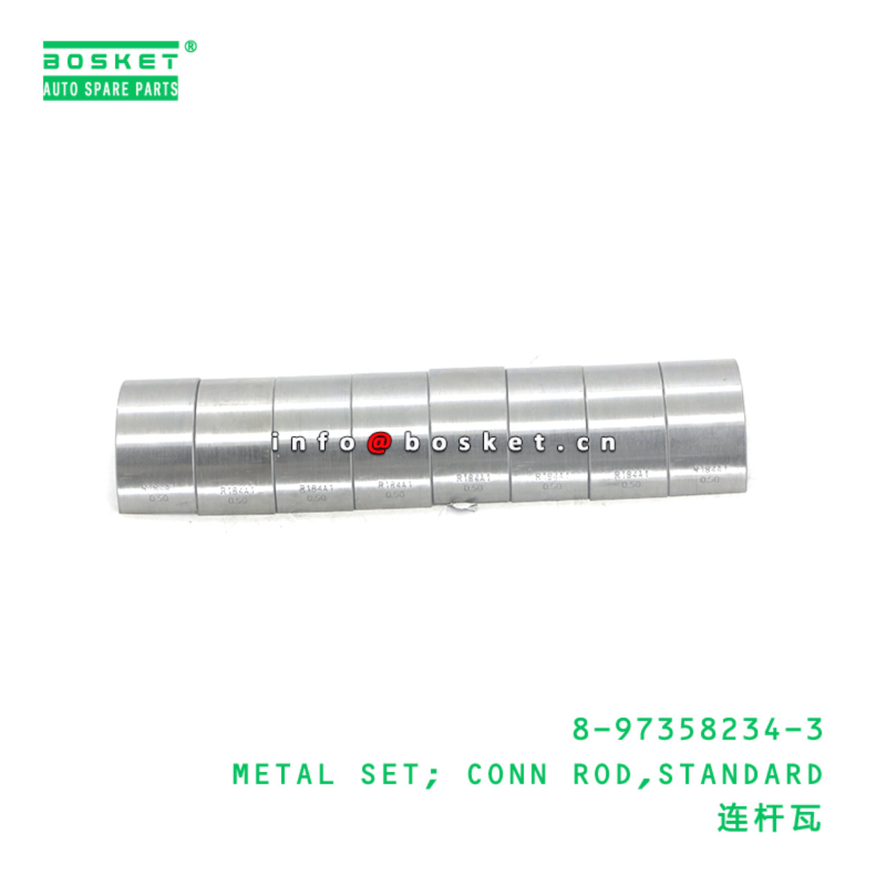 8-97358234-3 METAL SET; CONN ROD,STANDARD suitable for ISUZU 4JJ1 4JB1 4JH1 8973582343