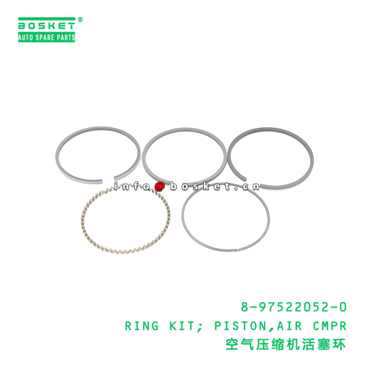 8-97522052-0 RING KIT; PISTON,AIR CMPR suitable fo...