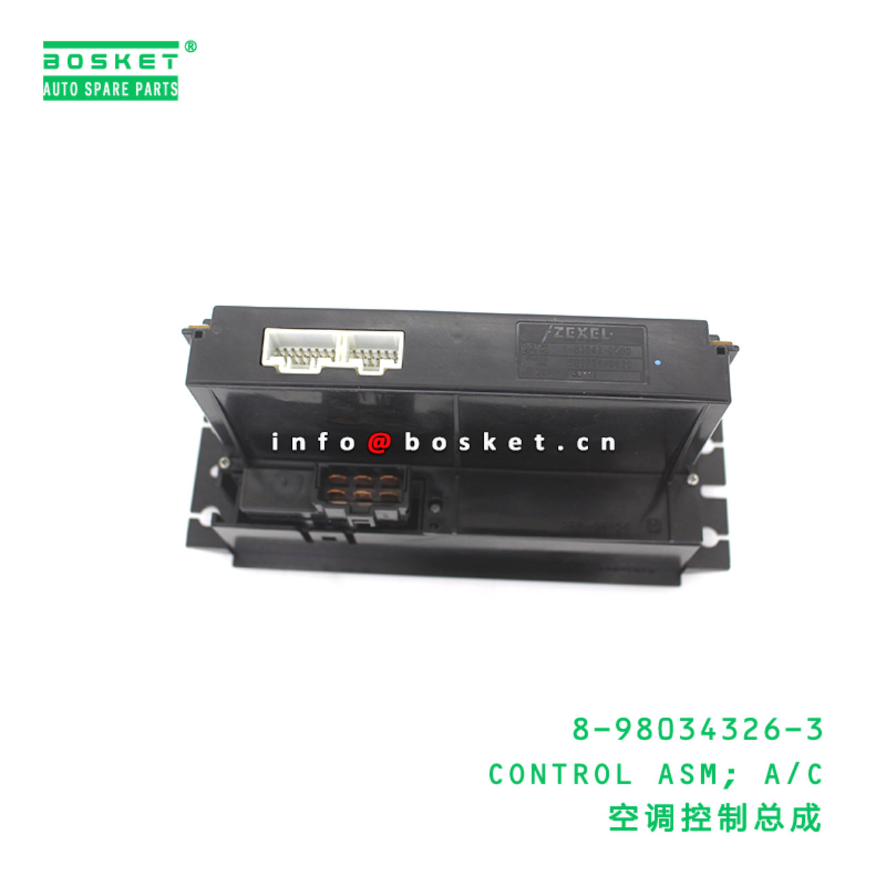 8-98034326-3 CONTROL ASM; A/C suitable for ISUZU CYZ51 6WF1 8-98034326-3
