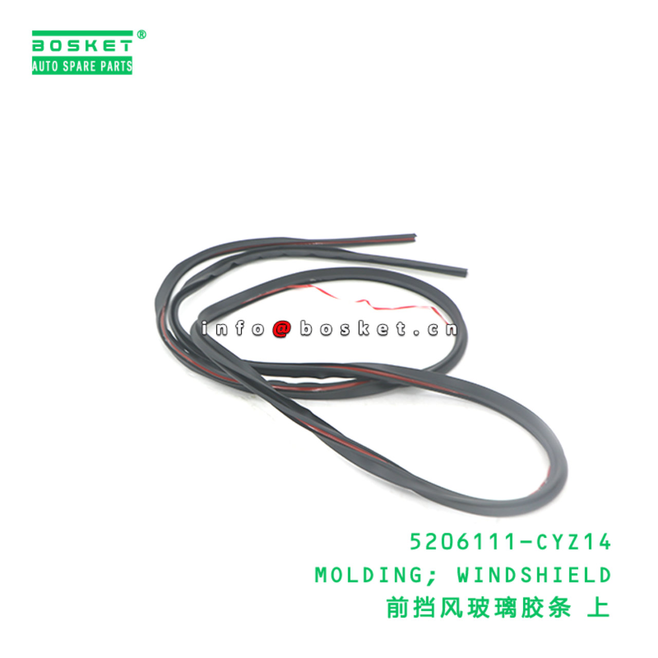 5206111-CYZ14 MOLDING; WINDSHIELD suitable for ISUZU VC46 6UZ1T 5206111-CYZ14
