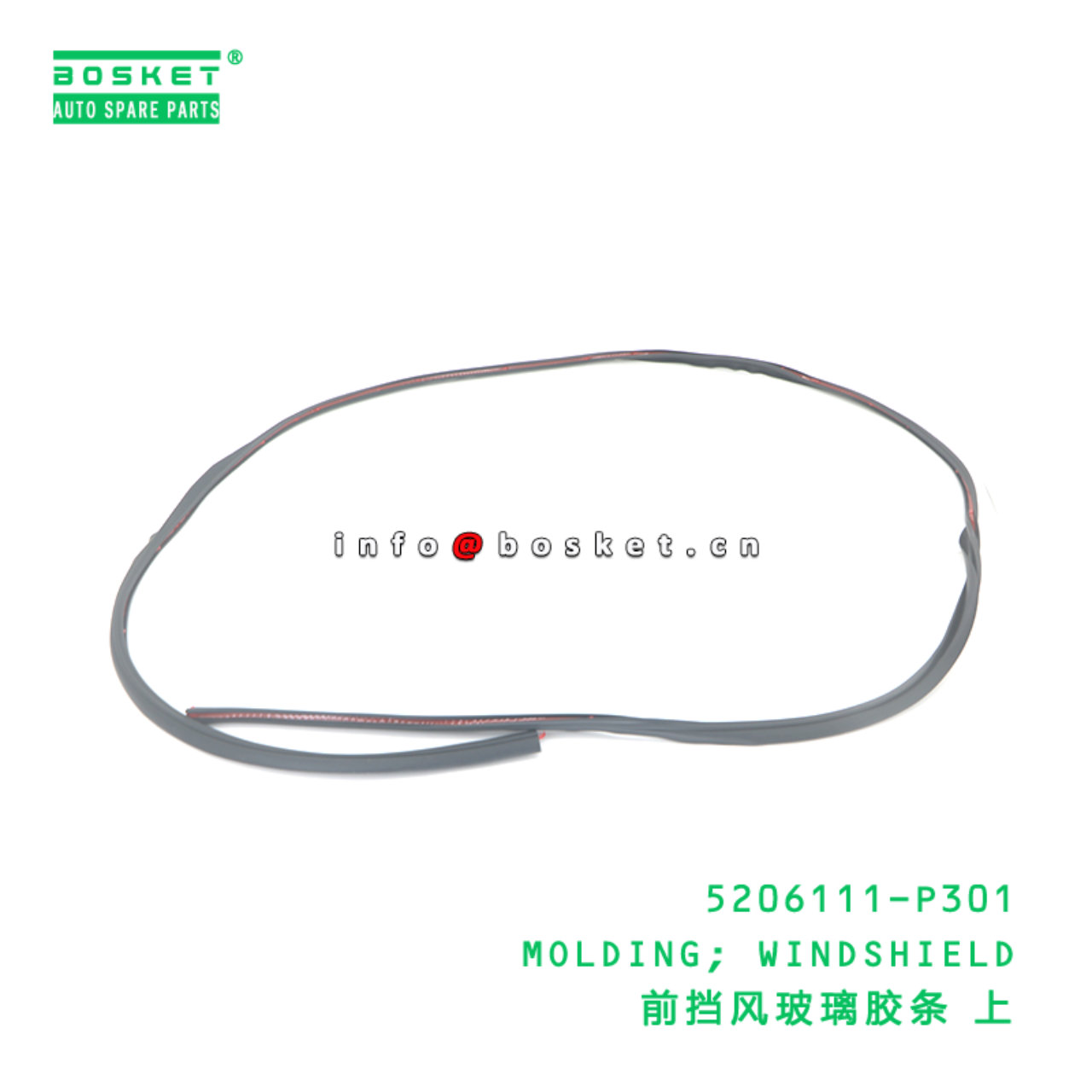5206111-P301 MOLDING; WINDSHIELD suitable for ISUZU 700P 4HK1 5206111-P301