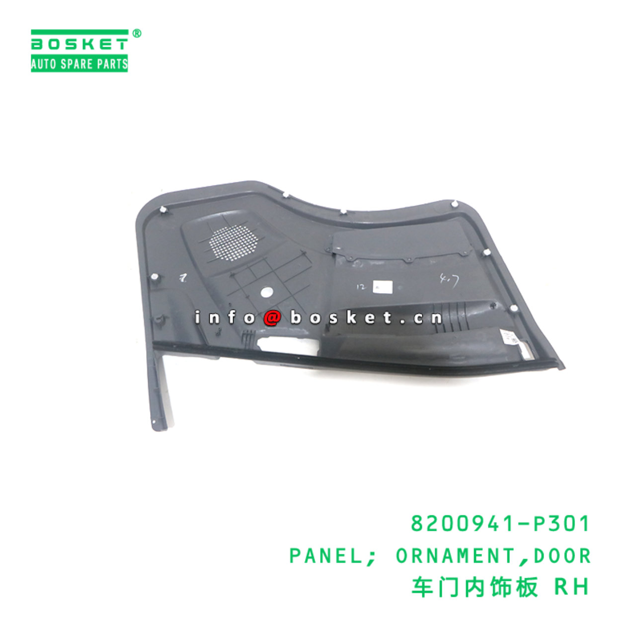 8200941-P301 PANEL; ORNAMENT,DOOR suitable for ISUZU 700P 4HK1 8200941-P301