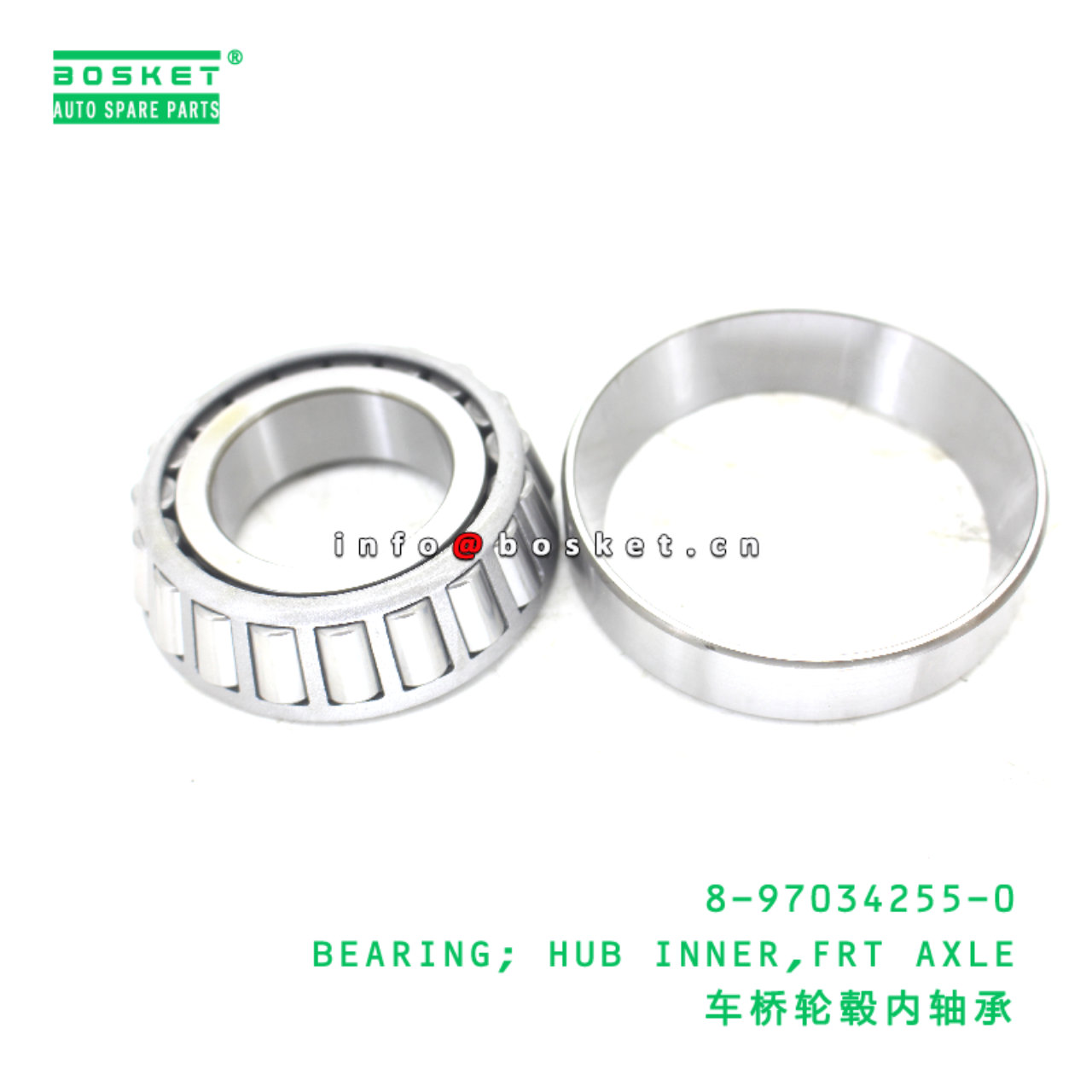 8-97034255-0 BEARING; HUB INNER,FRT AXLE suitable for ISUZU 8970342550