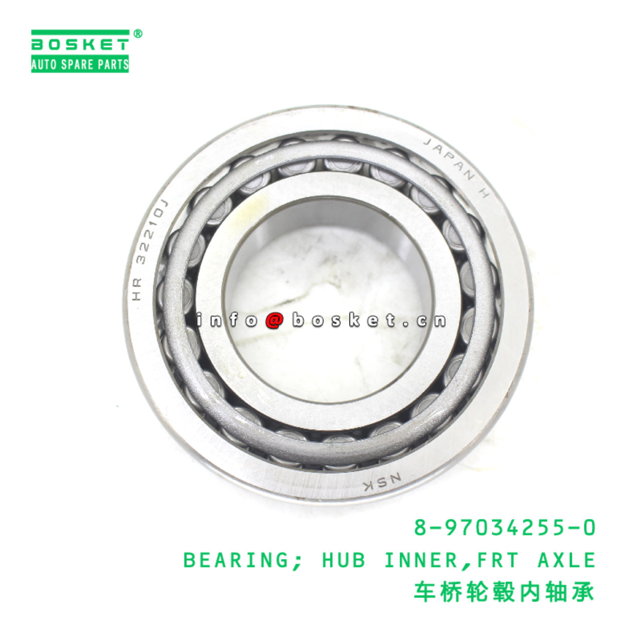 8-97034255-0 BEARING; HUB INNER,FRT AXLE suitable for ISUZU 8970342550